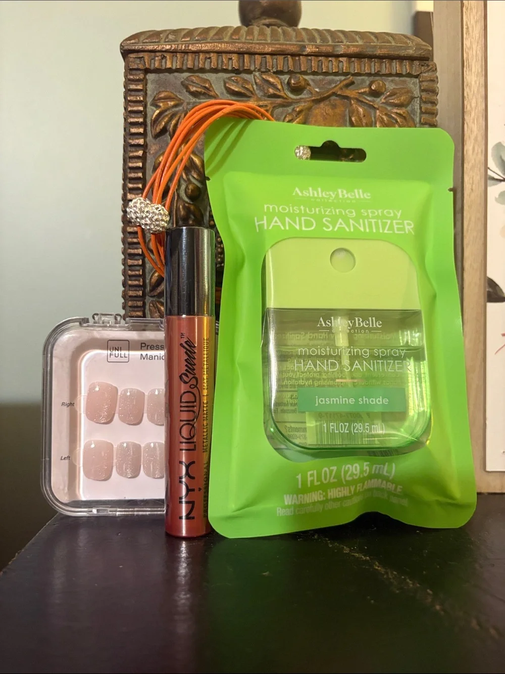 Cute 4 pc beauty bundle Moisturizing Spray Hand Sanitizer & more